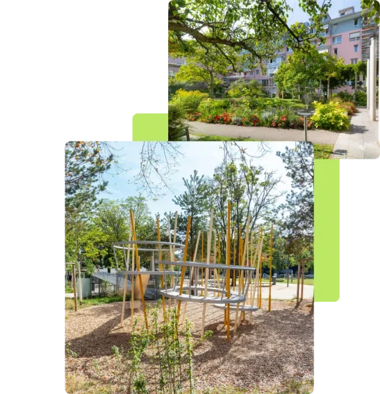 Gartenanlage und Diakonissenplatz